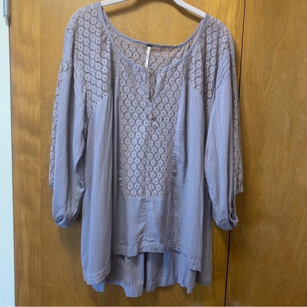 Boho cutout loose Blouse